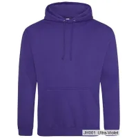 Bluza z Kapturem College Hoodie - Nadruk - kolor Ultra Violet Bluza z Kapturem College Hoodie - Nadruk - kolor Ultra Violet