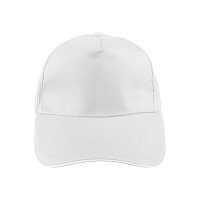 Czapka z daszkiem Bawełniana Biała + 5 kolorów Nadruk DTF Czapka z daszkiem Bawełniana Biała + 5 kolorów Nadruk DTF