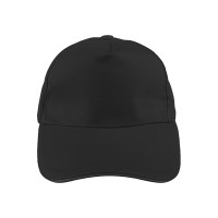 Czapka z daszkiem Bawełniana Czarna + 5 kolorów Nadruk DTF