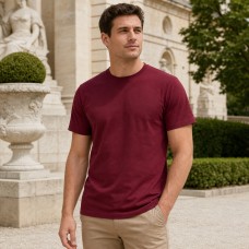 Koszulka Regent150  Bawełna 100% - Nadruk -  kolor Burgundy