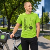 Koszulka Regent150 Bawełna 100% - Nadruk - kolor Lime Koszulka Regent150 Bawełna 100% - Nadruk - kolor Lime