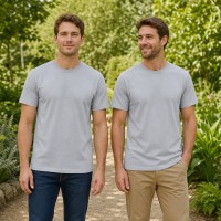 Koszulka Regent150  Bawełna 100% - Nadruk -  kolor Pure Grey