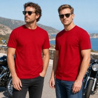 Koszulka Regent150  Bawełna 100% - Nadruk -  kolor Tango Red