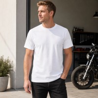 Koszulka Regent150  Bawełna 100% - Nadruk -  kolor White