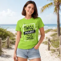Koszulka Imperial Męska / Unisex - Nadruk - kolor Apple Green Koszulka Imperial Męska / Unisex - Nadruk - kolor Apple Green