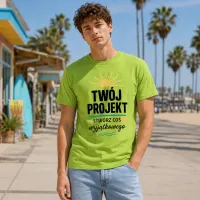 Koszulka Imperial Męska / Unisex - Nadruk - kolor Apple Green Koszulka Imperial Męska / Unisex - Nadruk - kolor Apple Green