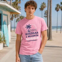 Koszulka Imperial Męska / Unisex - Nadruk - kolor Candy Pink Koszulka Imperial Męska / Unisex - Nadruk - kolor Candy Pink