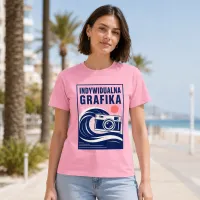 Koszulka Imperial Męska / Unisex - Nadruk - kolor Candy Pink Koszulka Imperial Męska / Unisex - Nadruk - kolor Candy Pink