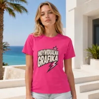 Koszulka Imperial Męska / Unisex - Nadruk - kolor Fuchsia