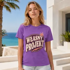 Koszulka Imperial Męska / Unisex - Nadruk - kolor Light Purple