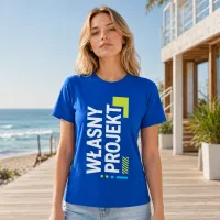 Koszulka Imperial Męska / Unisex - Nadruk - kolor Royal Blue 241
