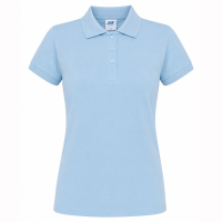 Koszulka Polo Ladies'  Regular Damska kolor Sky