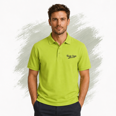 Koszulka  Summer Polo II 170 Męska kolor Apple Green