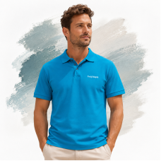 Koszulka  Summer Polo II 170 Męska kolor Aqua