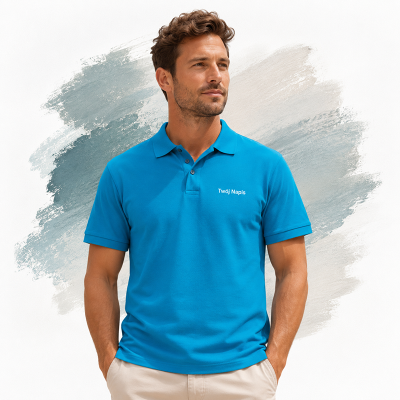Koszulka  Summer Polo II 170 Męska kolor Aqua