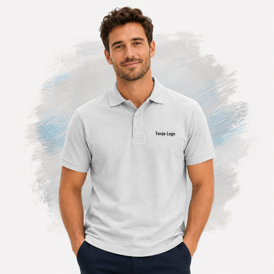 Koszulka  Summer Polo II 170 Męska kolor Ash Heather