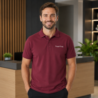 Koszulka  Summer Polo II 170 Męska kolor Burgundy