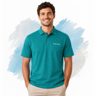 Koszulka  Summer Polo II 170 Męska kolor Duck Blue