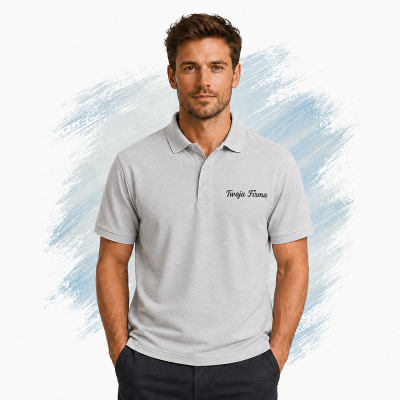 Koszulka  Summer Polo II 170 Męska kolor Grey Melange