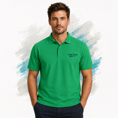 Koszulka Summer Polo II 170 Męska kolor Kelly Green Koszulka Summer Polo II 170 Męska kolor Kelly Green