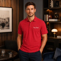 Koszulka Summer Polo II 170 Męska kolor Red Koszulka Summer Polo II 170 Męska kolor Red