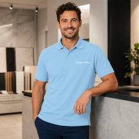 Koszulka  Summer Polo II 170 Męska kolor Sky Blue