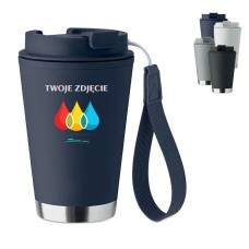 Kubek Termo z podwójną ścianką 300 ml Granat ciemny
