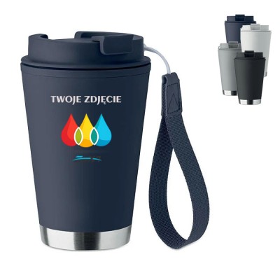 Kubek Termo z podwójną ścianką 300 ml Granat ciemny Kubek Termo z podwójną ścianką 300 ml Granat ciemny