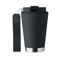 Kubek Termo z podwójną ścianką 300 ml czarny Kubek Termo z podwójną ścianką 300 ml czarny