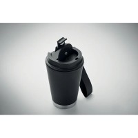 Kubek Termo z podwójną ścianką 300 ml czarny Kubek Termo z podwójną ścianką 300 ml czarny