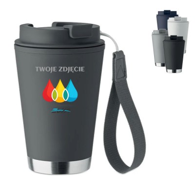 Kubek Termo z podwójną ścianką 300 ml czarny Kubek Termo z podwójną ścianką 300 ml czarny