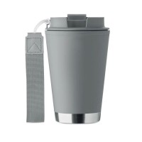 Kubek Termo z podwójną ścianką 300 ml szary-kamienny