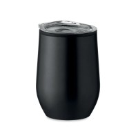 Kubek Termiczny z podwójną ścianką 350ml kolor czarny Kubek Termiczny z podwójną ścianką 350ml kolor czarny