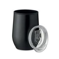 Kubek Termiczny z podwójną ścianką 350ml kolor czarny Kubek Termiczny z podwójną ścianką 350ml kolor czarny