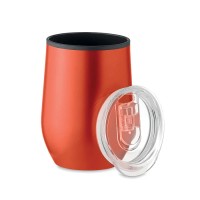 Kubek Termiczny z podwójną ścianką 350ml kolor czerwony Kubek Termiczny z podwójną ścianką 350ml kolor czerwony