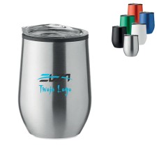 Kubek Termiczny z podwójną ścianką 350ml kolor stal szczotkowana