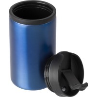 Kompaktowy Kubek Termiczny ze Stali Nierdzewnej 300ml – Metaliczny Niebieski