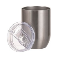 Kubek Termiczny do Wina i Napojów 450 ml – Srebrny Kubek Termiczny do Wina i Napojów 450 ml – Srebrny
